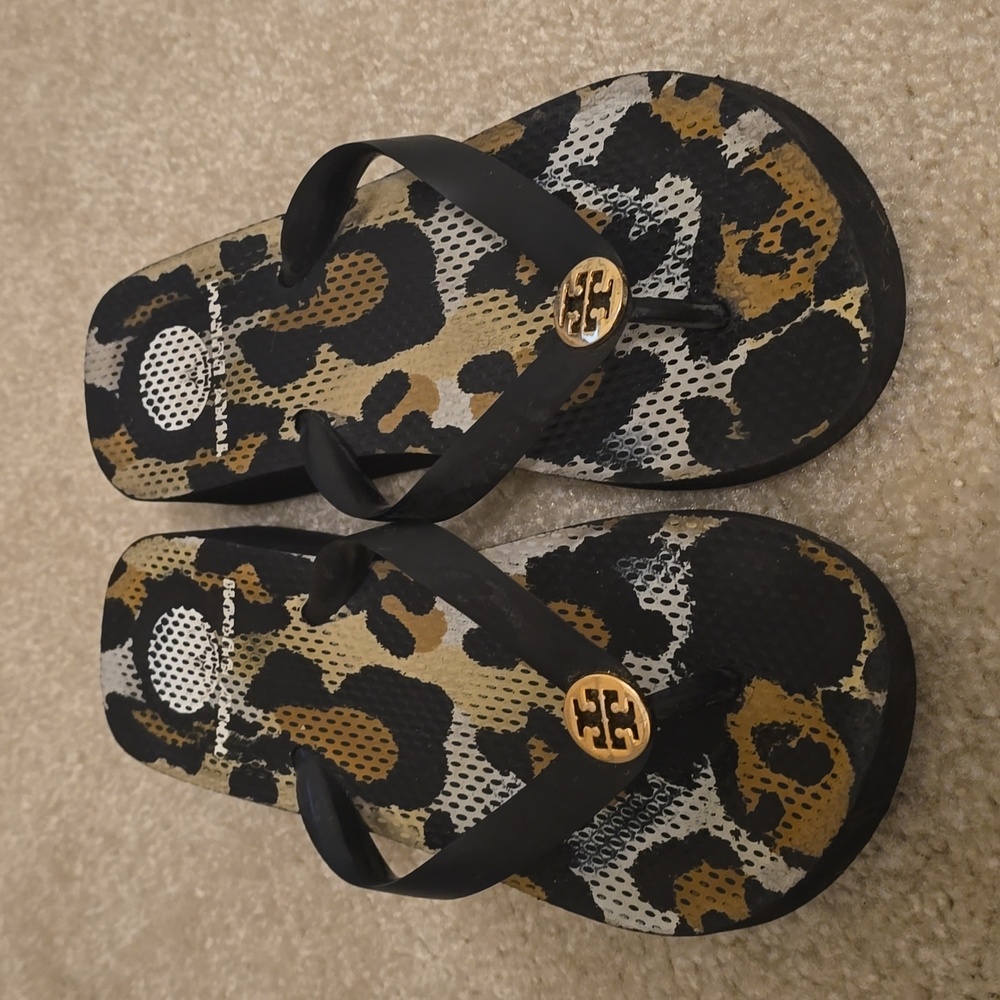Wedge thong sandals